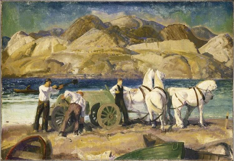 George Wesley Bellows Sand Cart France oil painting art